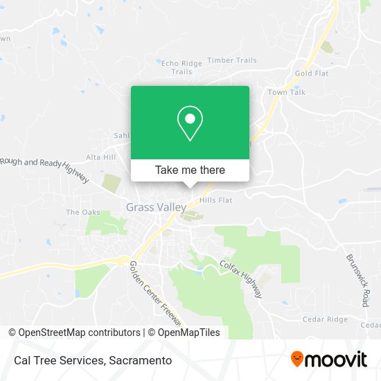 Cal Tree Services map