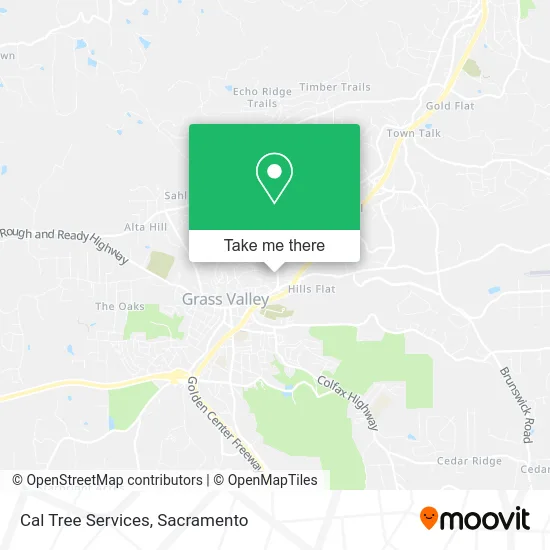 Cal Tree Services map