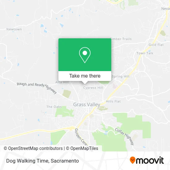 Mapa de Dog Walking Time