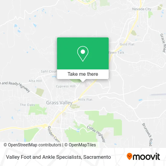 Mapa de Valley Foot and Ankle Specialists