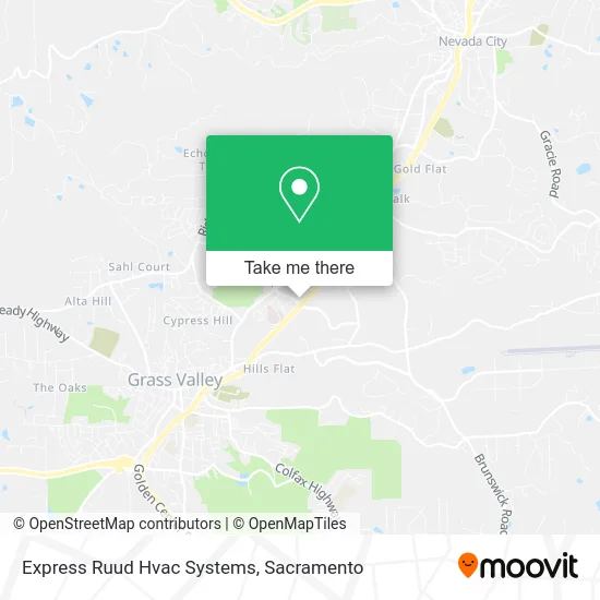 Mapa de Express Ruud Hvac Systems