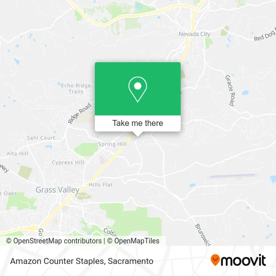 Mapa de Amazon Counter Staples