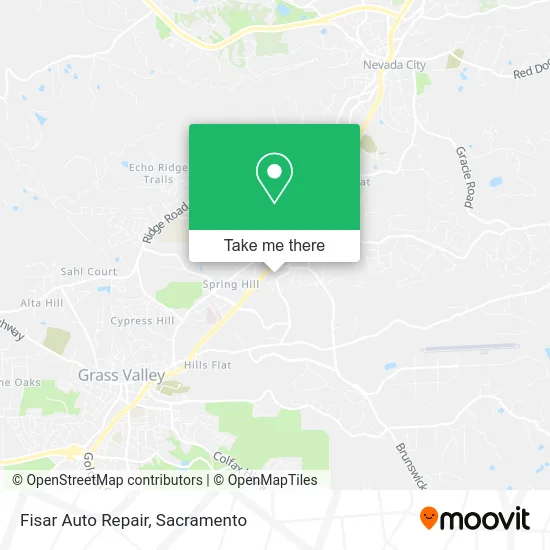Mapa de Fisar Auto Repair