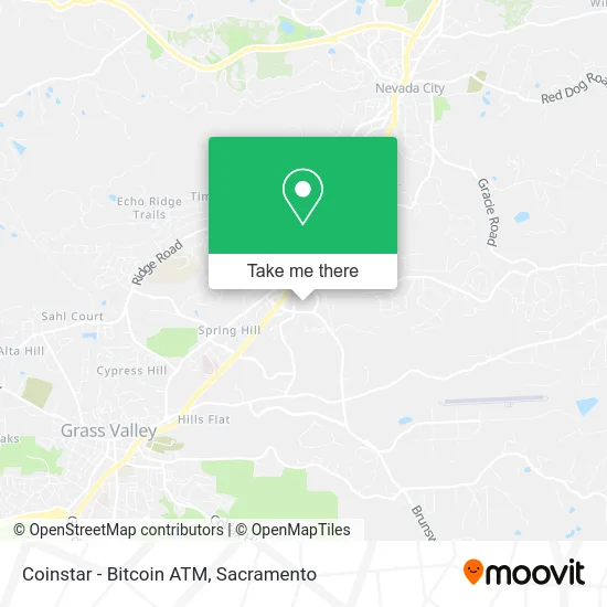 Mapa de Coinstar - Bitcoin ATM