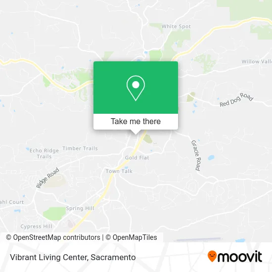 Vibrant Living Center map