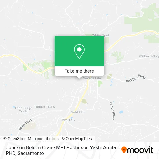 Mapa de Johnson Belden Crane MFT - Johnson Yashi Amita PHD