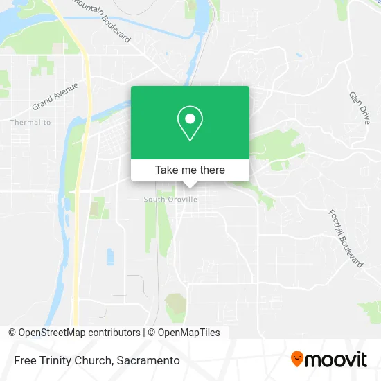 Free Trinity Church map