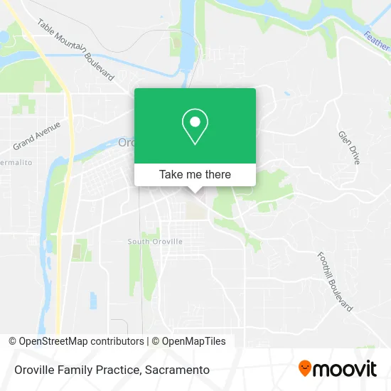 Oroville Family Practice map