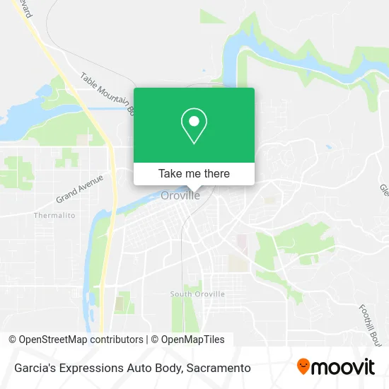 Garcia's Expressions Auto Body map