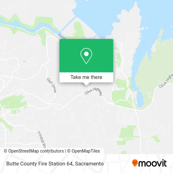 Mapa de Butte County Fire Station 64
