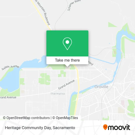 Heritage Community Day map