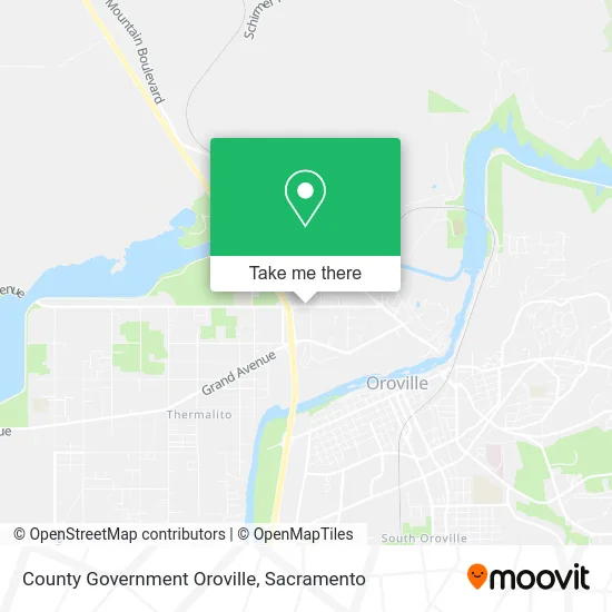 Mapa de County Government Oroville