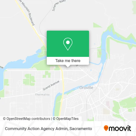 Community Action Agency Admin map