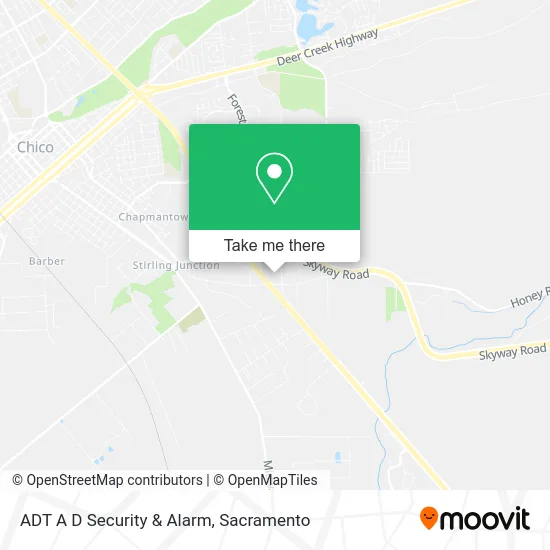 ADT A D Security & Alarm map