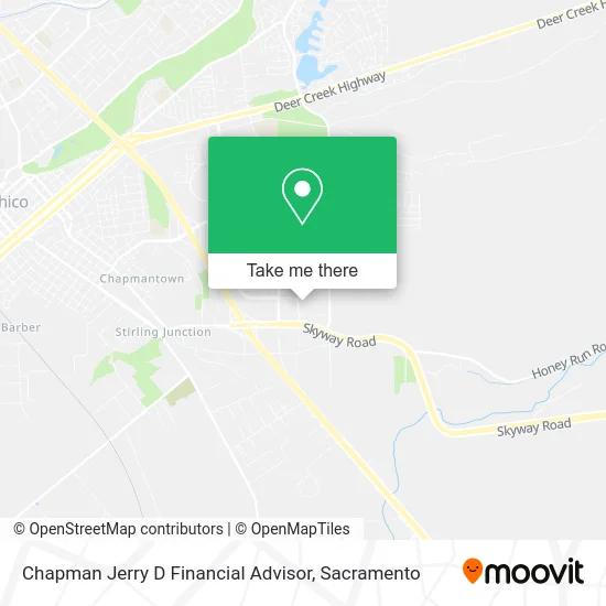 Chapman Jerry D Financial Advisor map