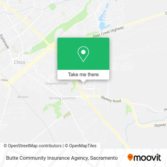 Butte Community Insurance Agency map