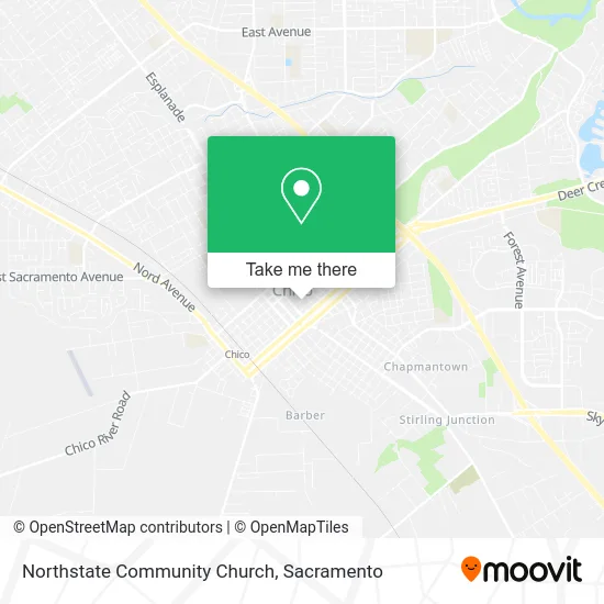 Northstate Community Church map