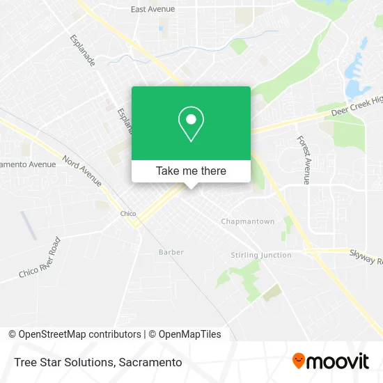 Tree Star Solutions map