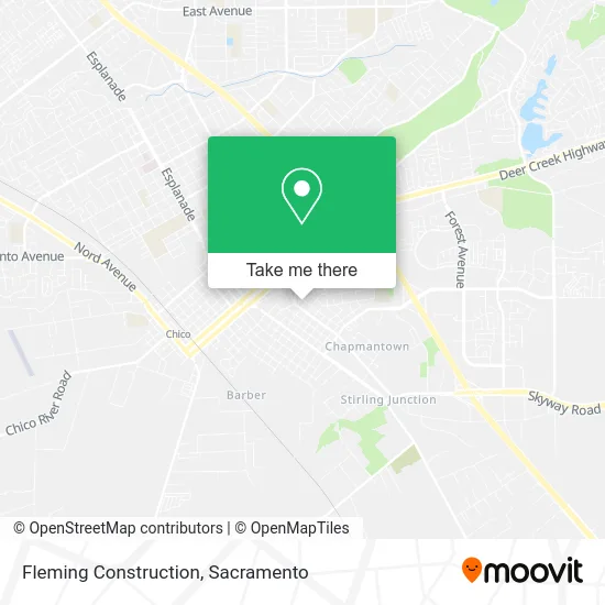 Fleming Construction map