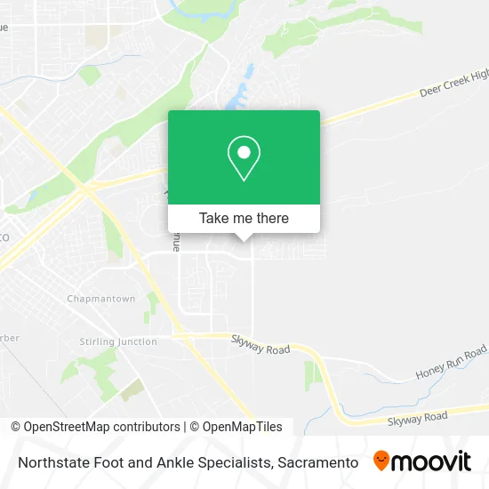 Northstate Foot and Ankle Specialists map