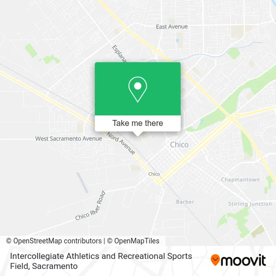 Intercollegiate Athletics and Recreational Sports Field map