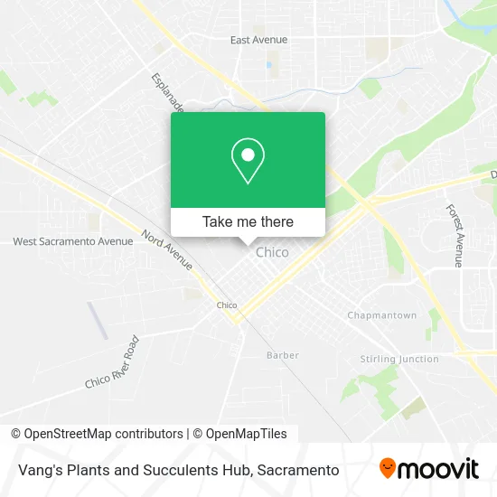 Vang's Plants and Succulents Hub map