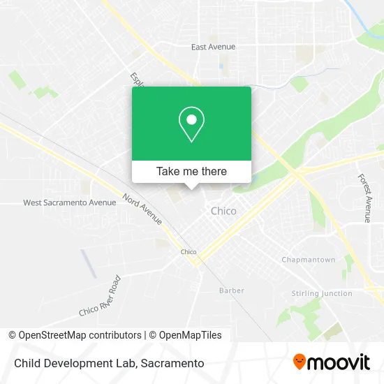 Child Development Lab map