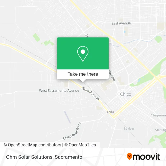 Ohm Solar Solutions map