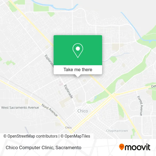 Mapa de Chico Computer Clinic