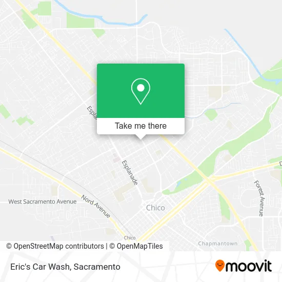 Eric's Car Wash map