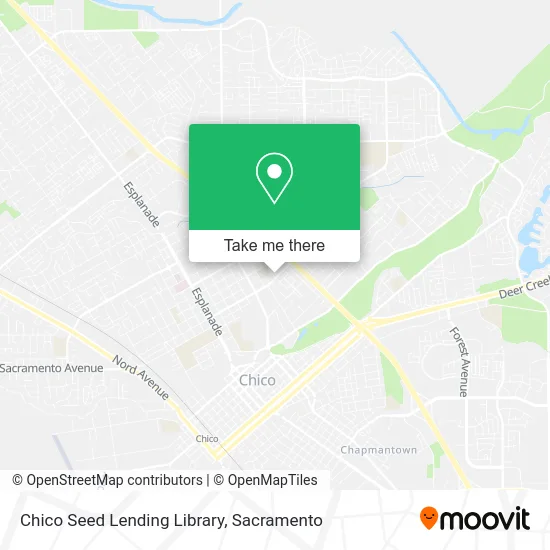 Chico Seed Lending Library map