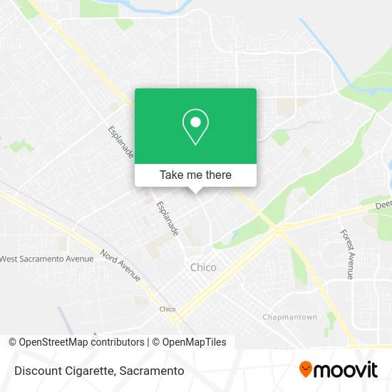 Discount Cigarette map