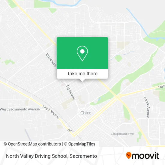 North Valley Driving School map
