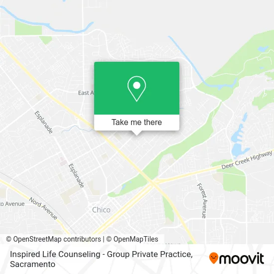 Inspired Life Counseling - Group Private Practice map