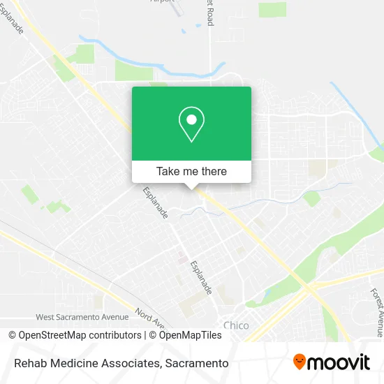 Mapa de Rehab Medicine Associates