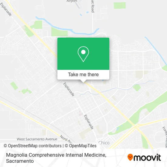 Magnolia Comprehensive Internal Medicine map