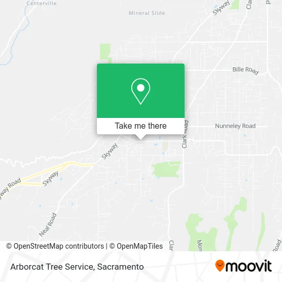 Arborcat Tree Service map