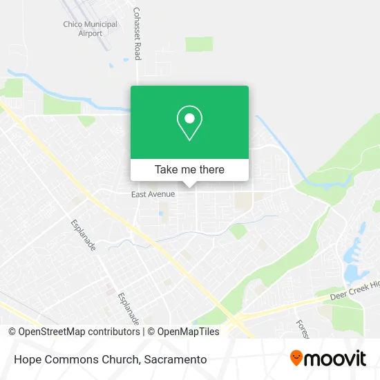 Hope Commons Church map