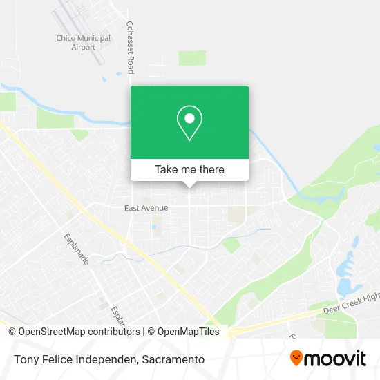 Tony Felice Independen map