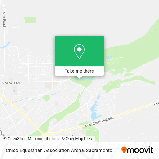 Chico Equestrian Association Arena map