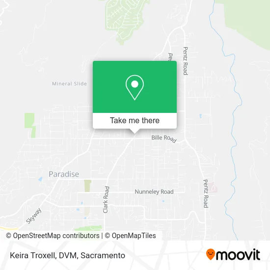 Mapa de Keira Troxell, DVM