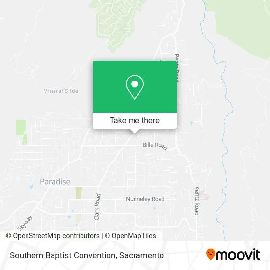Mapa de Southern Baptist Convention