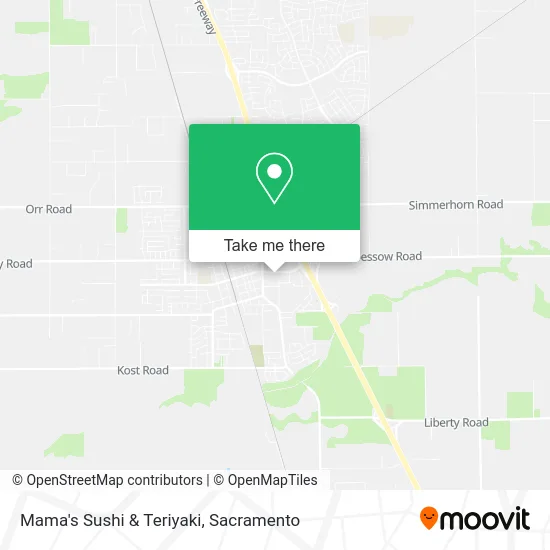 Mapa de Mama's Sushi & Teriyaki