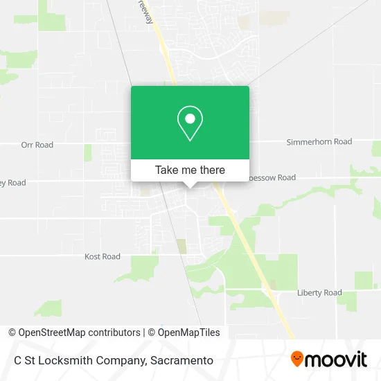 Mapa de C St Locksmith Company