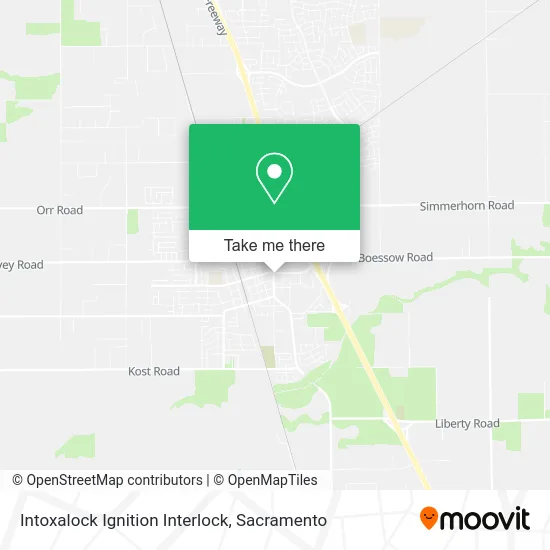 Mapa de Intoxalock Ignition Interlock