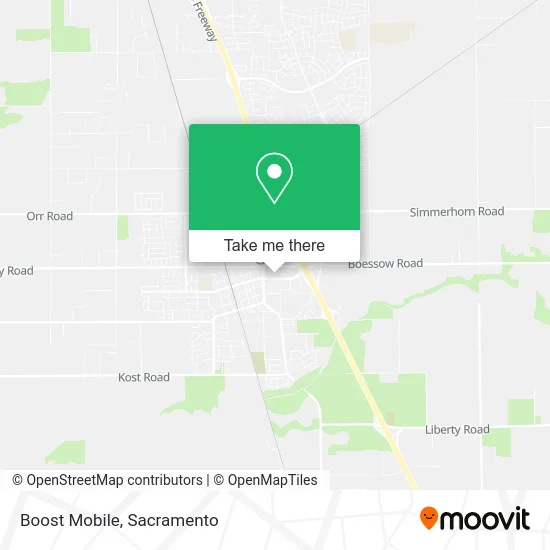 Boost Mobile map
