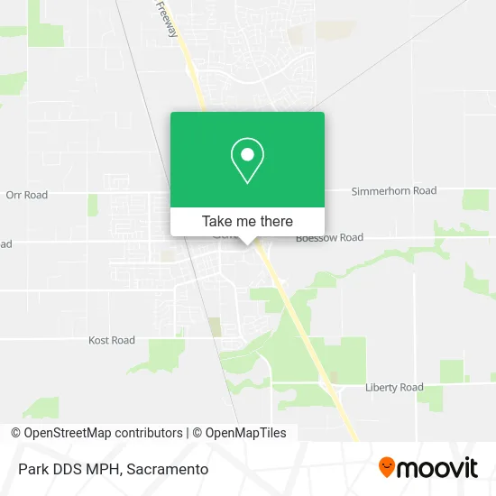 Park DDS MPH map