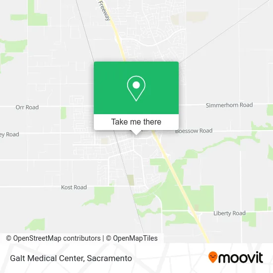 Galt Medical Center map