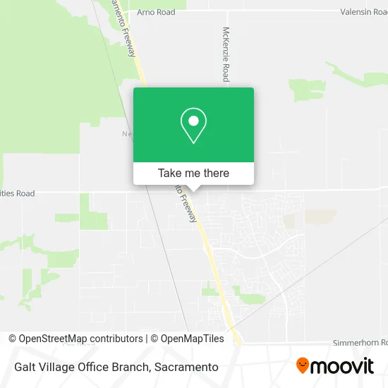 Mapa de Galt Village Office Branch