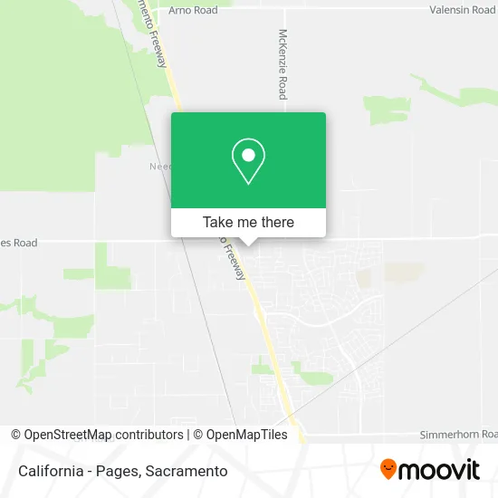 Mapa de California - Pages